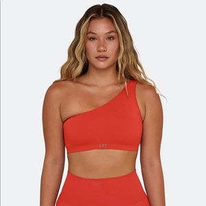 SET Active One Shoulder Bra - Sculptflex GUAVA